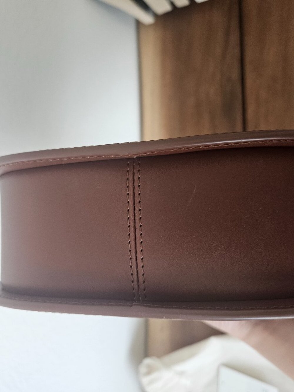 A.P.C. Geneve Leather Shoulder Crossbody Bag Brown - Picture 6 of 12